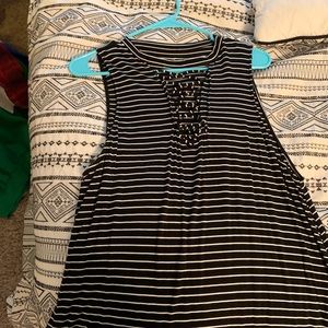 Lace up tank top!